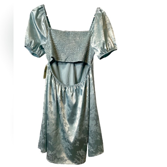 Altar’d State Light Blue Floral Dress Sz M - Picture 3 of 8